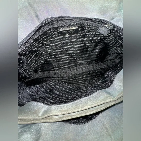 Authentic Prada Silver and Gray Shoulder Bag - Picture 11 of 16